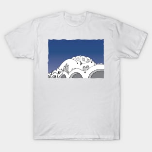 SANTORINI BLUE GALLERY T-Shirt